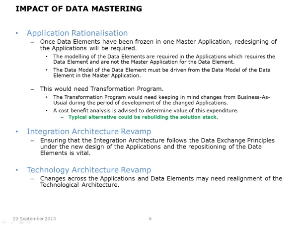 Centralising Master Data - Slide 6